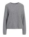 True Religion Woman Sweater Grey Size L Wool, Polyamide In Gray