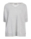 True Religion Woman Sweater Light Grey Size S Wool, Polyamide In Gray