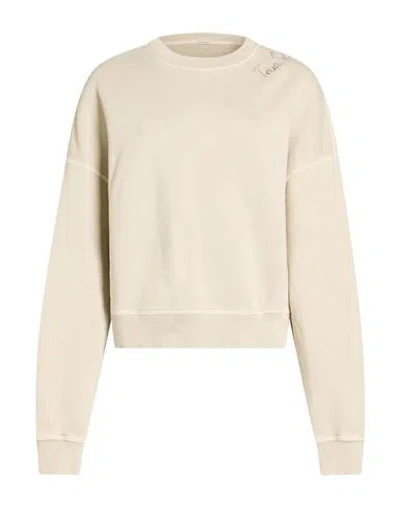 True Religion Woman Sweatshirt Beige Size L Cotton In Neutral