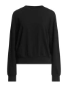 True Religion Woman Sweatshirt Black Size M Cotton, Modal, Elastane In Black