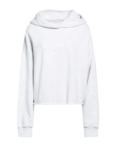 True Religion Woman Sweatshirt Light Grey Size L Cotton In Metallic