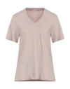True Religion Woman T-shirt Taupe Size S Cotton In Pink