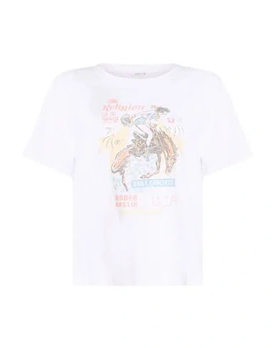 True Religion Woman T-shirt White Size L Cotton