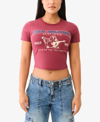 TRUE RELIGION WOMEN'S BABY CREW NECK T-SHIRT