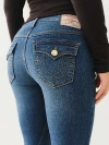 True Religion Women's Becca Big T Mid Rise Bootcut Jean