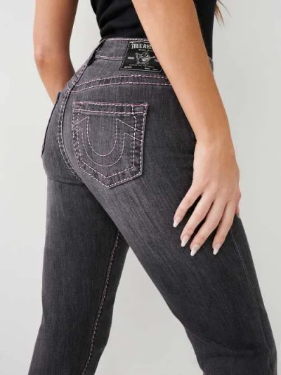 True Religion Women's Becca Big T Stitch Bootcut Jean