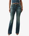 True Religion Joey Flap Pocket Low Rise Flare Jeans In Blue