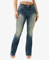 True Religion Women's Becca Bootcut Glitter Spray Jeans In Stadium Diem