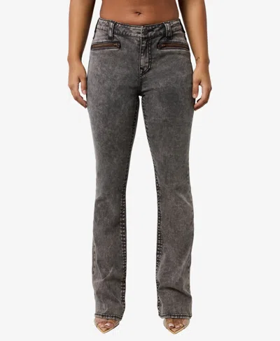 True Religion Women's Becca Bootcut Mid Rise Jeans In Tribeca Twilight