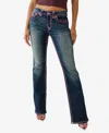 True Religion Women's Becca Bootcut Rope Stitch Flap Jeans In Blue