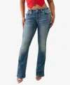 True Religion Women's Becca Bootcut Super T Flap Jeans In Blue