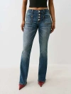 True Religion Women's Becca Front Pocket Bootcut Jean