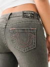 True Religion Women's Becca Mid Rise Big T Bootcut Jean