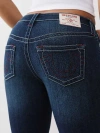 True Religion Women's Becca Mid Rise Big T Bootcut Jean In Blue