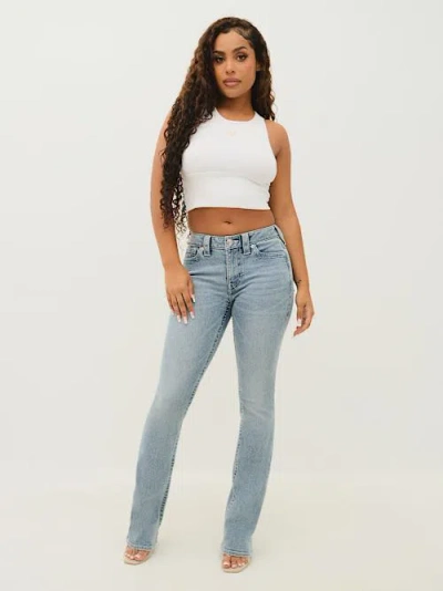 True Religion Women's Becca Mid Rise Bootcut Jean