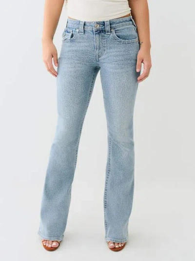 True Religion Women's Becca Mid Rise Bootcut Jean In Blue