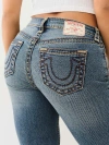 True Religion Women's Becca Mid Rise Super T Bootcut Jean