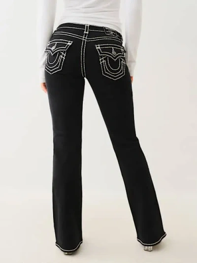 True Religion Women's Becca Super T Mid Rise Bootcut Jean