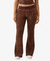 True Religion Leopard Print Flare Leg Jeans In Animal Print