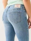 True Religion Women's Billie Big T Mid Rise Straight Jean