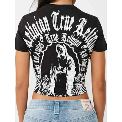 True Religion Women's Blessed Baby T-shirt In Black
