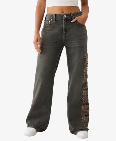 True Religion Women's Bobbi Baggy Jeans In Brown