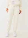 True Religion Women's Branded Boyfriend Jogger In Neutral