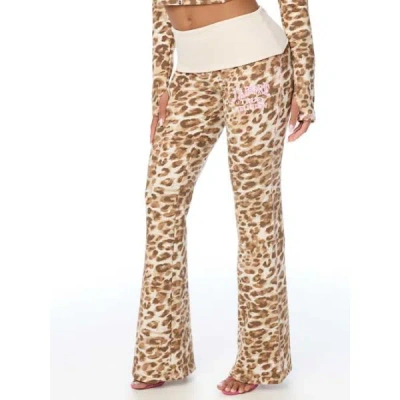 True Religion Women's Crystal J'adore Foldover Bootcut Pant In Brown
