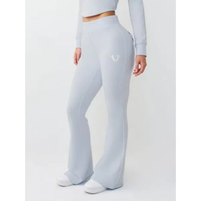 True Religion Women's French Terry Bootcut Sweatpant In Blue