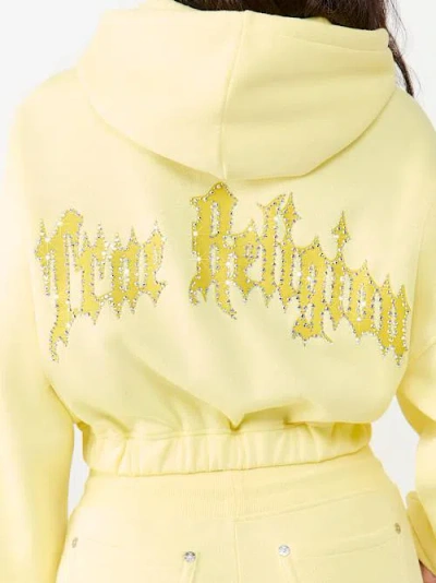 True Religion Women's Girlfriend Zip Hoodie In Gold