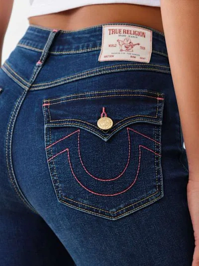 True Religion Women's Halle High Rise Super Skinny Jean