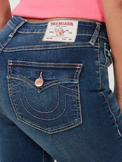 True Religion Women's Halle High Rise Super Skinny Jean In Blue