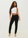 True Religion Women's Halle Mid Rise Super Skinny Jean In Black