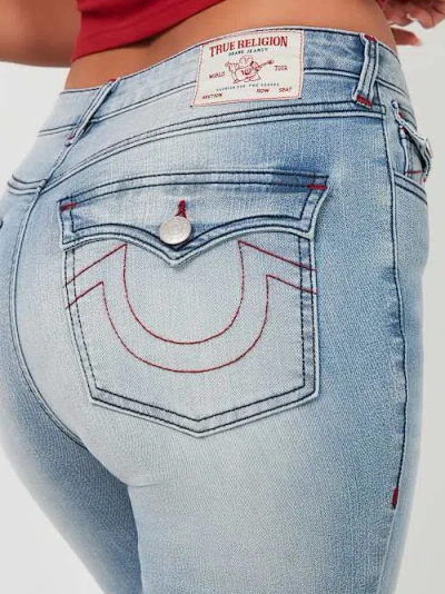 True Religion Women's Halle Super Skinny Jean In Blue