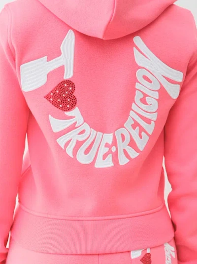 True Religion Women's 'i Love ' Zip Hoodie