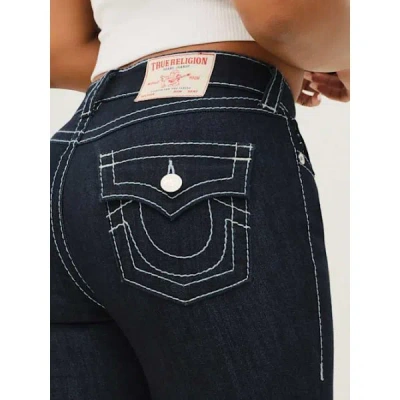 True Religion Women's Jennie Big T Curvy Skinny Jean In Blue