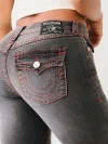 True Religion Women's Jennie Big T Skinny Jean In Black