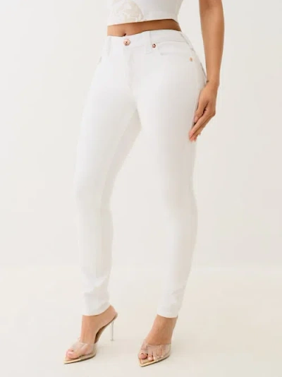 True Religion Women's Jennie Mid Rise Curvy Skinny Jean