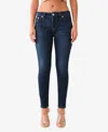 True Religion Ondine Jennie Mid Rise Skinny Big T Jean In Indigo Upgrade
