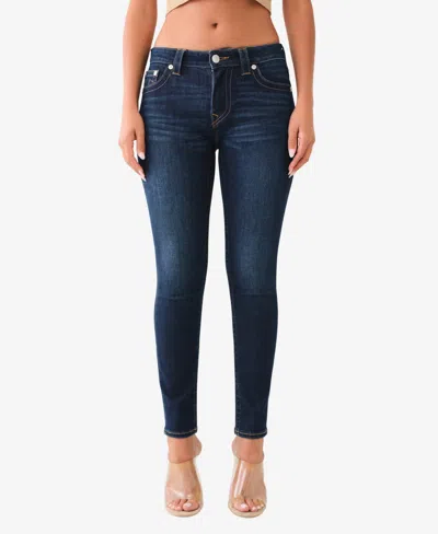 TRUE RELIGION WOMEN'S JENNIE MID RISE CURVY SKINNY JEANS