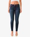 True Religion Ondine Jennie Mid Rise Skinny Big T Jean In Muddy Waters