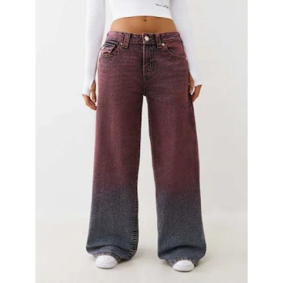 True Religion Women's Jessie Big T Super Baggy Jean In Blue