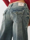 True Religion Women's Jessie Super T Ultra Baggy Jean In Blue