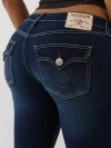 True Religion Women's Joey Low Rise Flare Jean In Blue