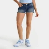 True Religion Women's Joey Low Rise Frayed Denim Shorts In Blue