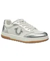 True Religion Women's Karlie Court Sneaker In Silver White