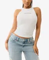 True Religion Sleeveless Vest In Optic White