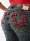 True Religion Women's Plus Becca Super T Bootcut Jean In Blue