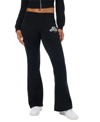 True Religion Women's Pull-on Bootcut Cotton-blend Pants In Black