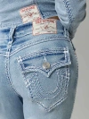 True Religion Women's Ricki Super Qt Relaxed Jean In Blue